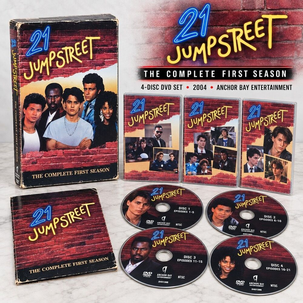 21 Jump Street Complete First Season DVD 4-Disc 2004 Johnny Depp Anchor Bay
